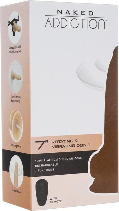 Actual product image Naked Addiction Realistischer rotierender Dildo mit Fernbedienung 23 cm