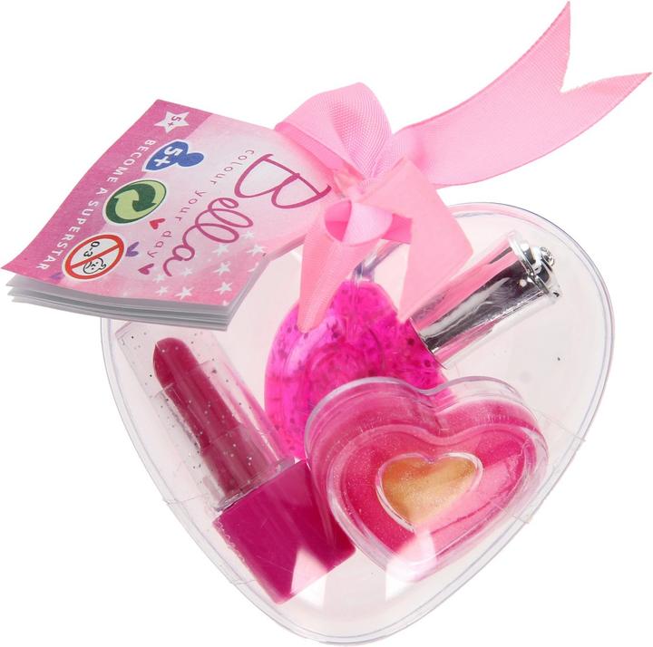 Actual product image Johntoy Heart shape makeup set