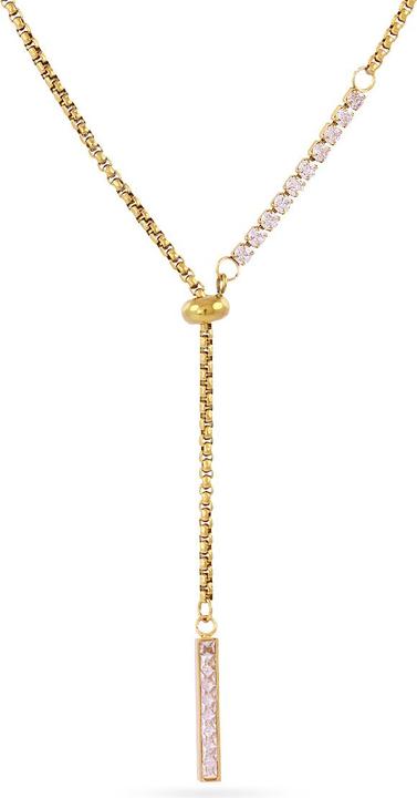 Image du produit Emilia Collier - Acier Dore - Zirconia (Acier)