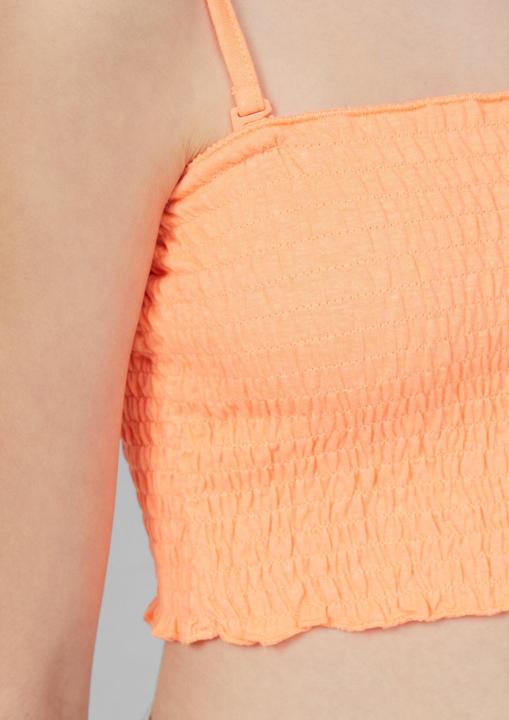 Produktbild S.Oliver T-Shirt Gesmoktes Crop-Top mit abnehmbaren Spaghettiträgern (158, 164)