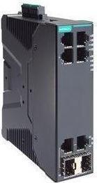 Image du produit Moxa Kompakter industrieller Smart-Ethernet-Switch mit 4 10100BaseT(X)-Ports, 2 101001000 (6 ports)