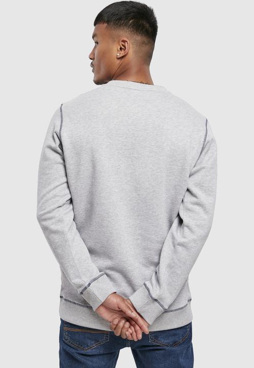 Actual product image Urban Classics Organic Contrast Flatlock Stitched Crew - 12226 (L)
