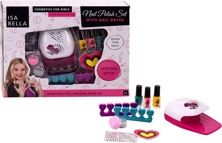 Johntoy Isabella Nagellack Set mit Nageltrockner