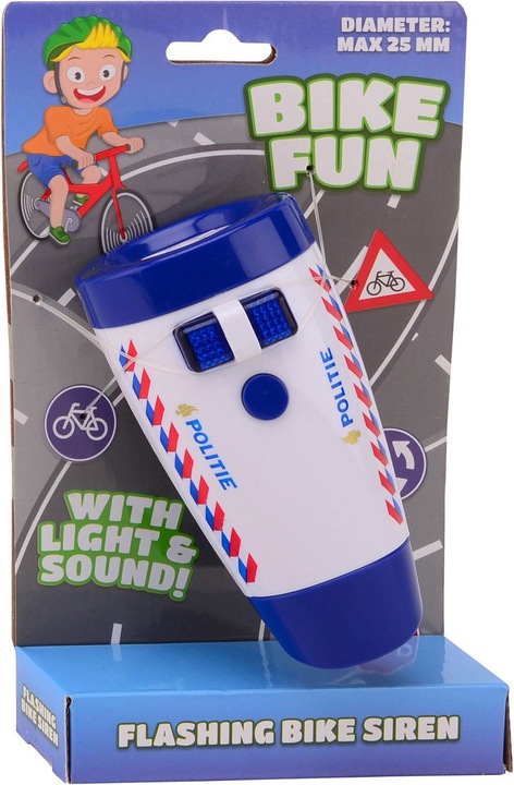 Actual product image Johntoy Bicycle fun bike light police with sound