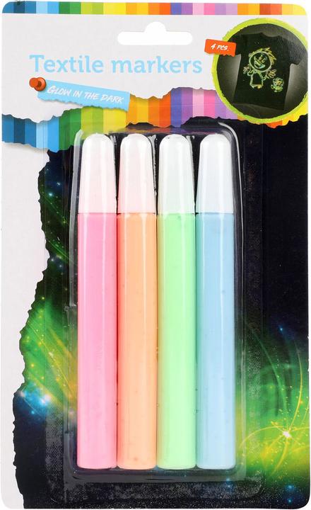 Actual product image Toi-Toys Squeeze textile marker Glow in the Dark