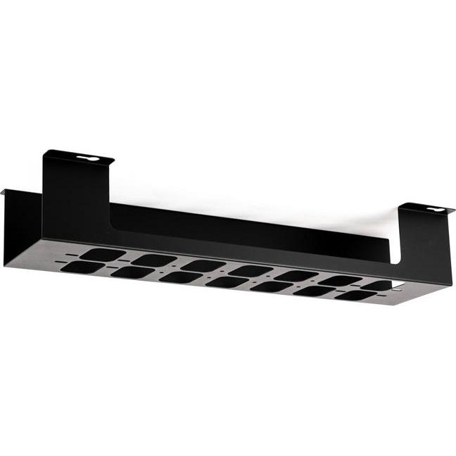 Thumbnail - TecLines, Kabelschutz + Kabelführung, TKW002 Kabelwanne horizontal 520mm, schwarz