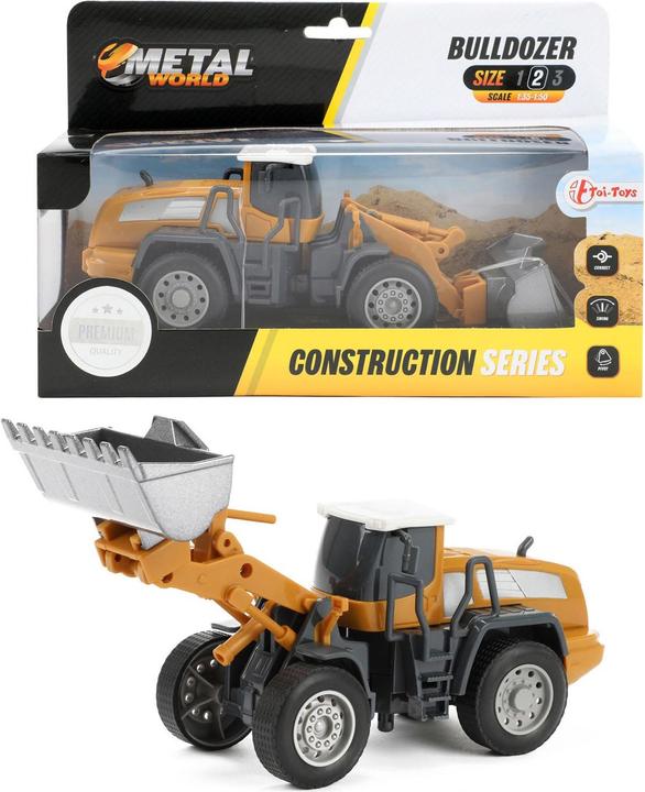 Actual product image Toi-Toys METALL construction vehicle wheel loader 1:55