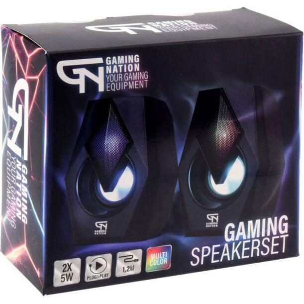 Thumbnail - Farbwechselndes Gaming-Lautsprecherset, 2-tlg., PC Lautsprecher