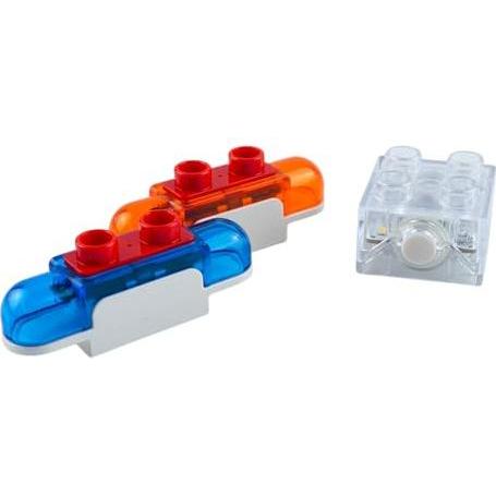 LEGO Blinklichter Set 3 Stueck fuer Polizei und Baustelle NEU! Teile 3x