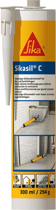 Produktbild Sika Sikasil-C (0.37 kg, Weiss, 300 ml)