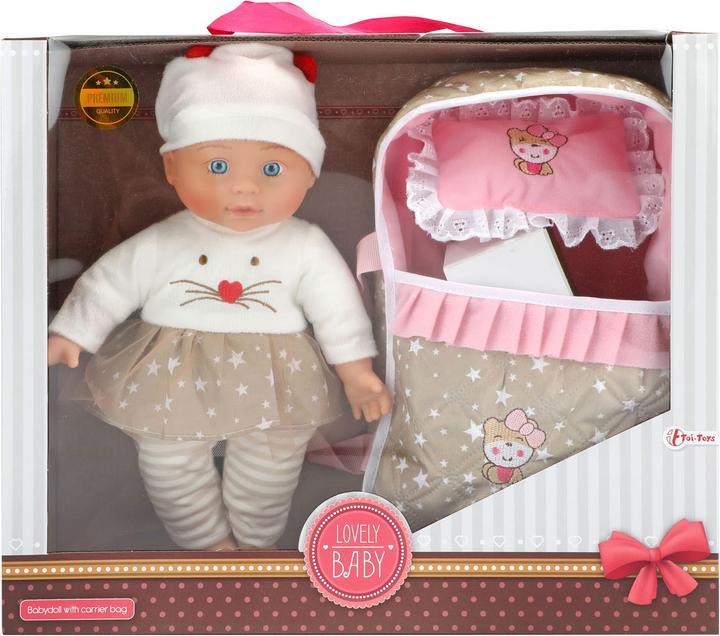 Produktbild Toi-Toys Schöne Babypuppe mit Tragetasche