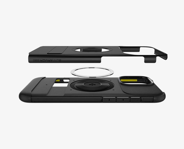 Immagine prodotto Spigen Slim Armor Mag iPhone 16 Pro Max Magsafe czarny/nero ACS08034 (Apple iPhone 16 Pro Max)