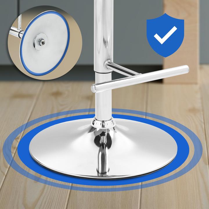 Actual product image CLP Damar bar stool, height-adjustable and swivelling