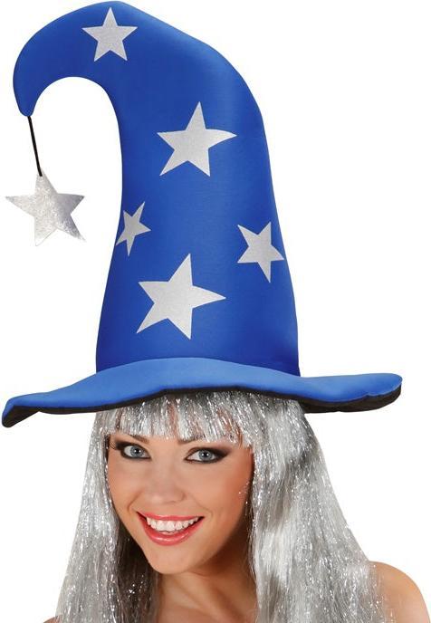 Produktbild Widmann Zauberer Hut blau mit Sternen