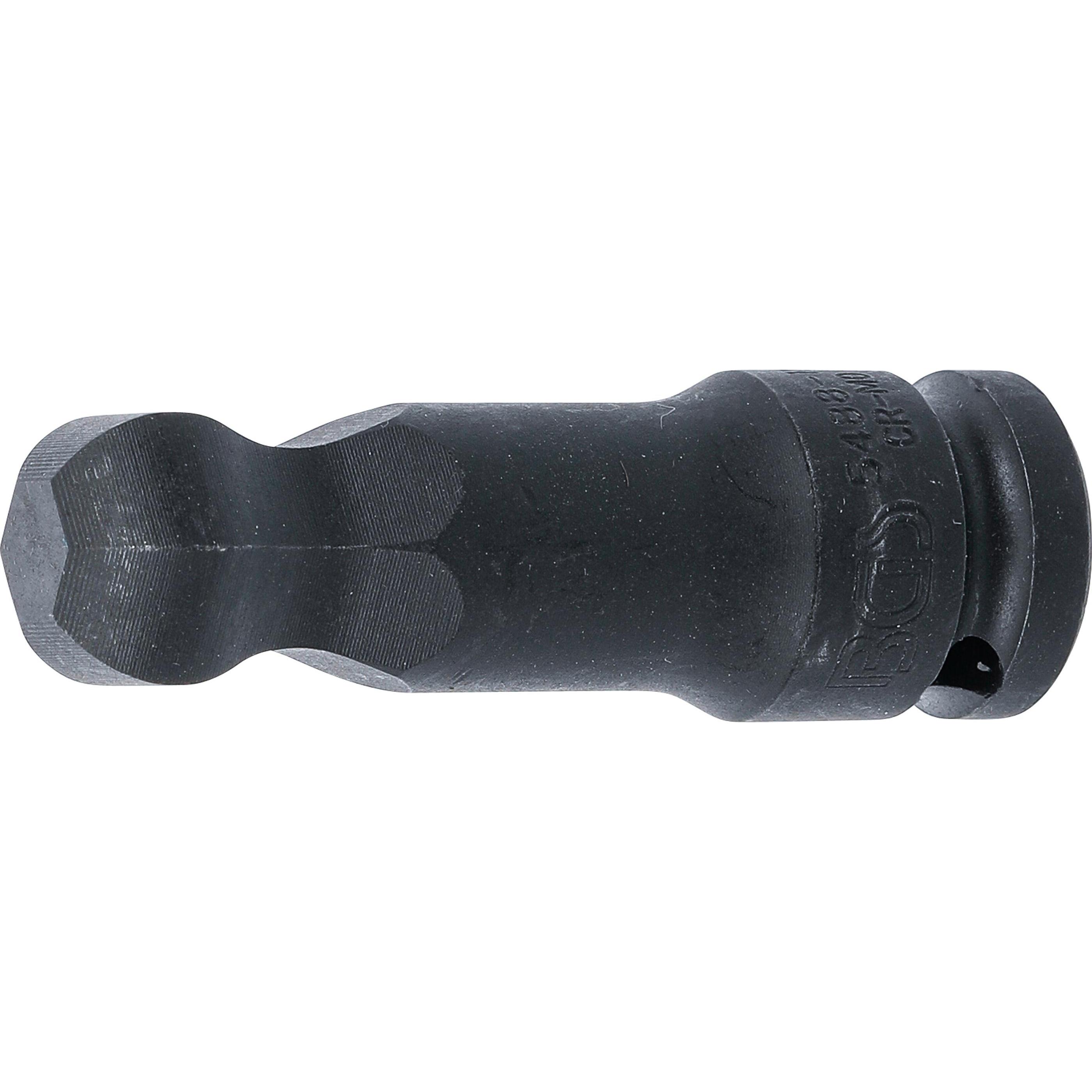 BGS, Bits, Kraft-Bit-Einsatz Länge 75 mm 12,5 mm (1/2") Innensechskant mit Kugelkopf 19 mm (12,5 mm)