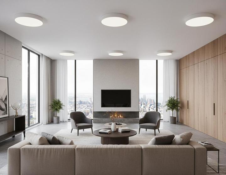 Actual product image Molto Luce BIDO ROUND LED Deckenleuchte (1140 lm)