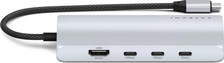 Actual product image Satechi ST-P8KES (USB-C, 8 Ports)