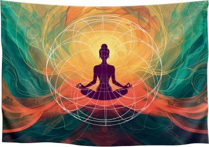 Immagine prodotto PranaHaus Appeso a parete "Meditazione energetica