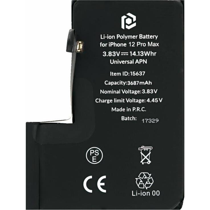 prio Akku für Apple iPhone 12 Pro Max (Universal APN) (Akku, iPhone 12 Pro Max), Mobilgerät Ersatzteile