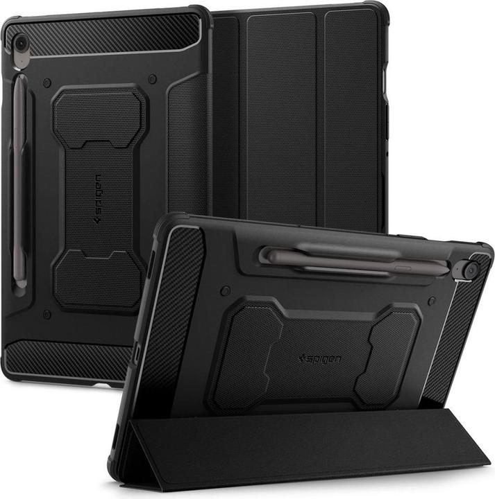 Spigen Rugged Armor Pro Galaxy Tab S10 FE+ Case Matte Black (Samsung Galaxy Tab S10 FE+)