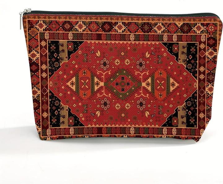 Only-Bags.Store Bohemian Persian Print Cosmetic Pouch| Haltbar, leicht, wasserdicht Polyester Make-up Tasche mit