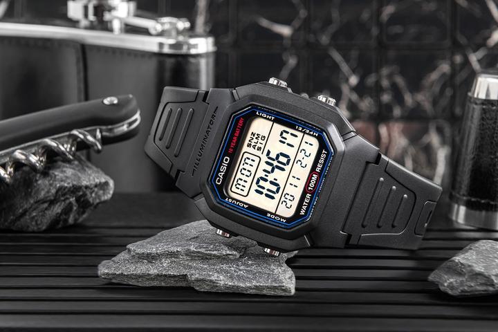 Actual product image Casio W-800h-1aves (Digital watch, 44 mm)