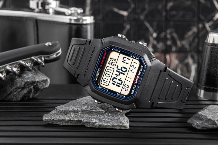Actual product image Casio W-800h-1aves (Digital watch, 44 mm)