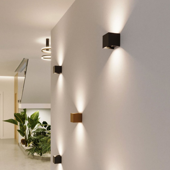 Produktbild s.luce Ixa LED Wandlampe verstellbare Winkel Innen & Aussen IP44 (460 lm)