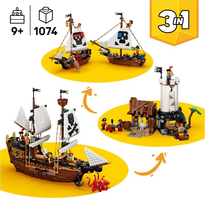 Produktbild LEGO Legendäres Piratenschiff