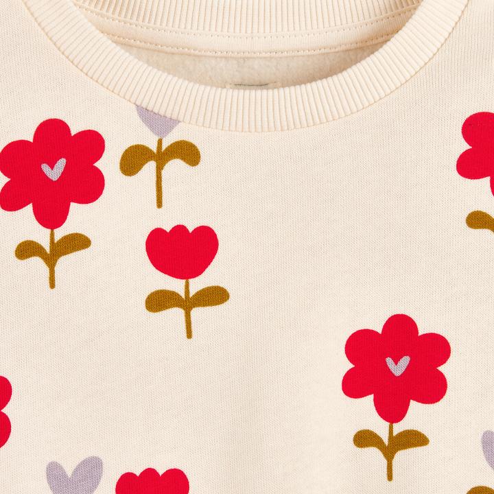 Produktbild La Redoute Collections Sweatshirt mit Blumenmuster (86, 92)