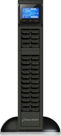 Image du produit Powerwalker VFI 1000 CRS - Onduleur (montable sur rack/externe) - 800 Watt - 1000 VA (1000 VA, 800 W, Double convertisseur en ligne Onduleur)