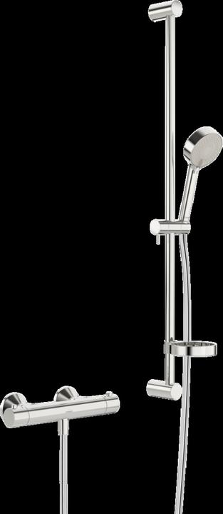 Actual product image Hansa Hansaunita shower fitting, shower holding bar 952 mm, 3 jets, chrome, 48130131