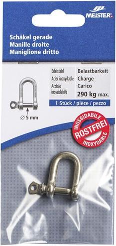 Produktbild Meister Schäkel gerade INOX 8mm