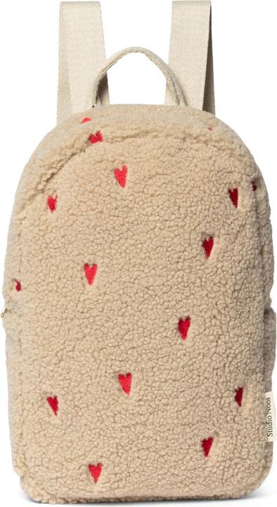 Produktbild Studio Noos Ecru Teddy Hearts Mini Rucksack