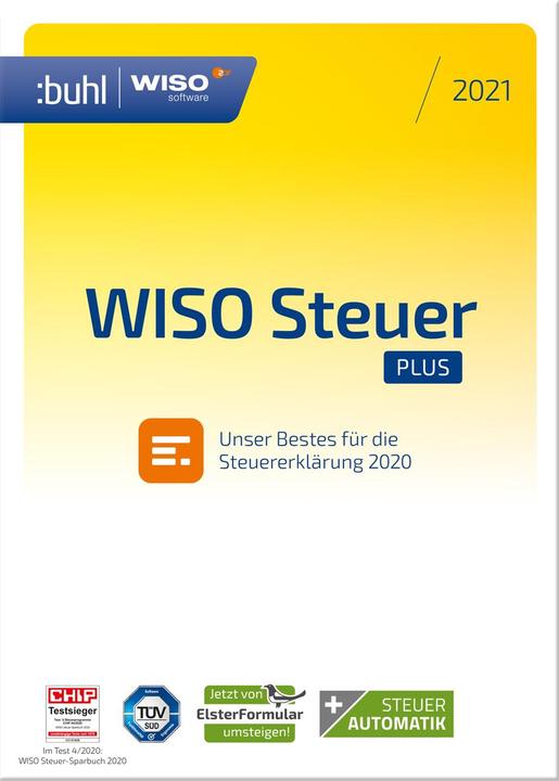 Produktbild Buhl Data Service Wiso Steuer Plus 2021 (1 User, 1 Geräte/User, 12 Monate)