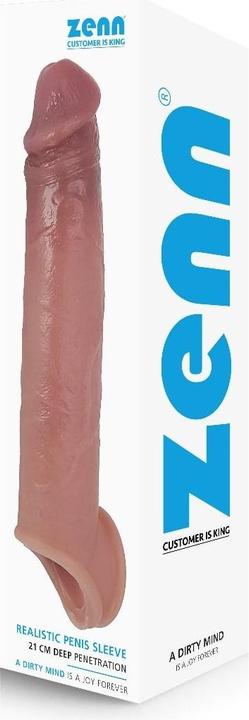 Actual product image Zenn Realistic Penis Sleeve