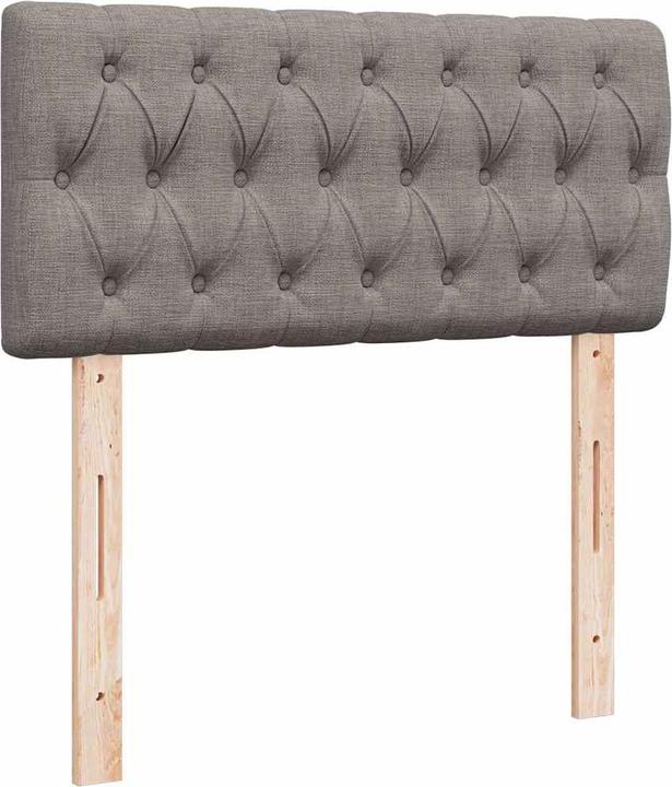 Produktbild vidaXL Bo x springbett mit Matratze 90 x 190 cm Stoff (90 x 190 cm)