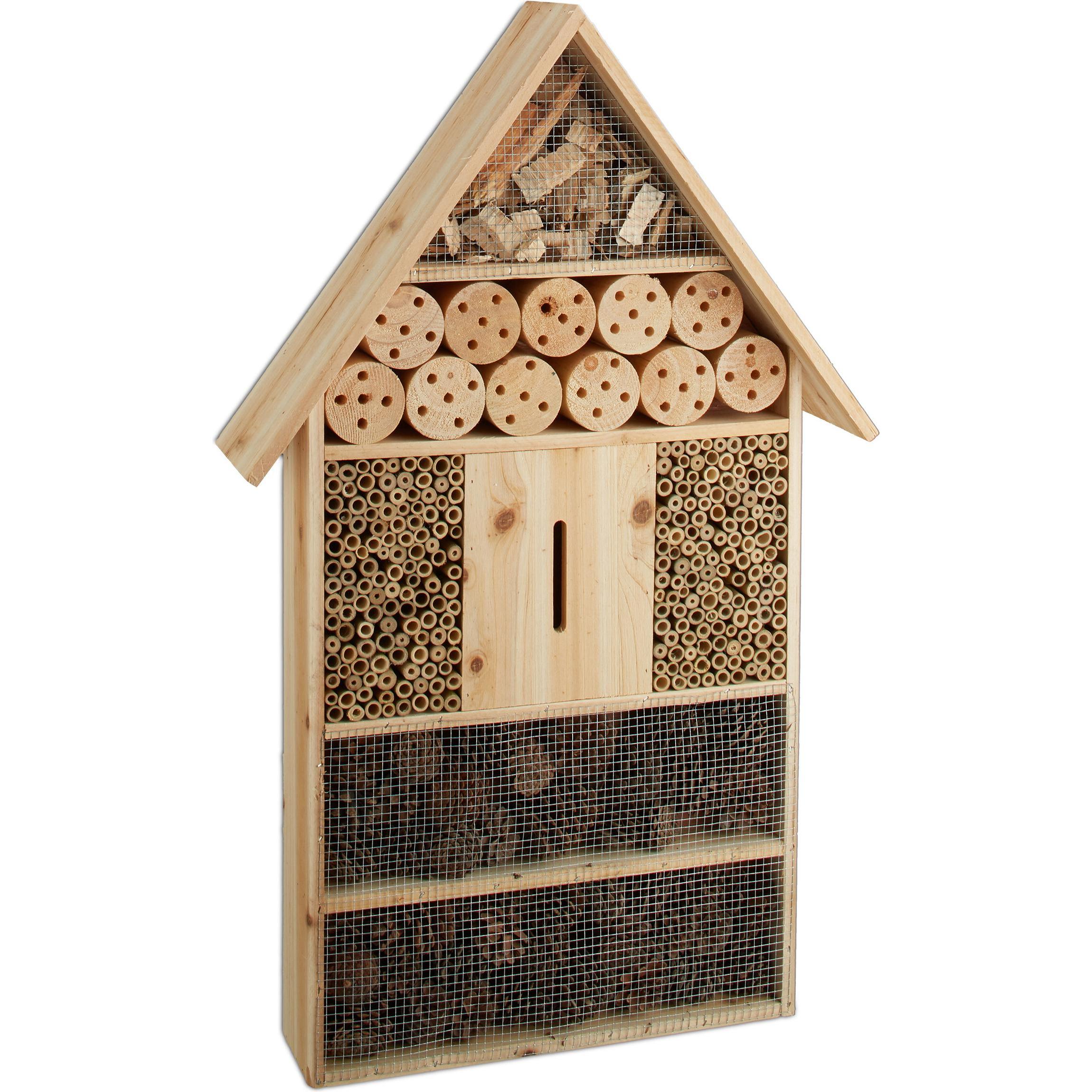 Thumbnail - Relaxdays, Insektenhotel, Insektenhotel (Marienkäfer, Florfliegen, Biene, Wildbienen, Schmetterlinge)