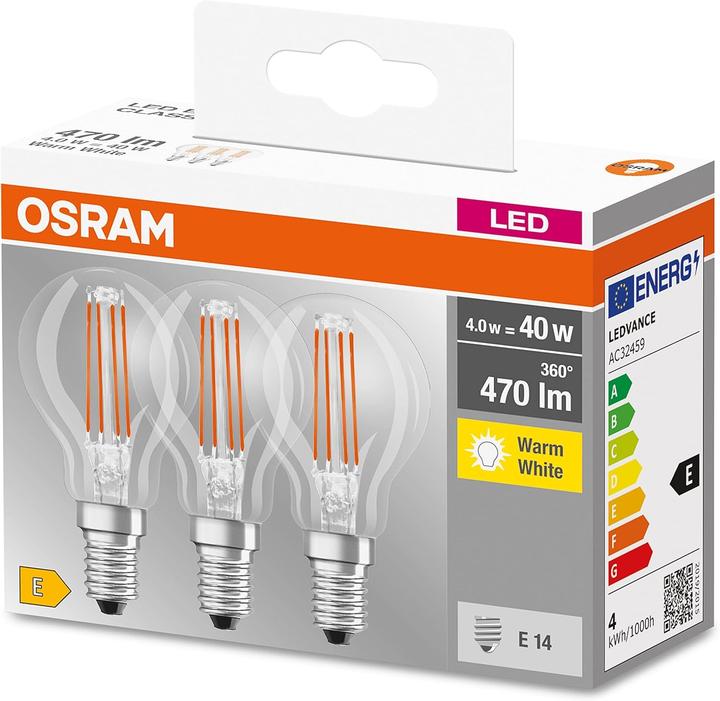 Produktbild Osram Led Base Classic P (E14, 470 lm, 3x)