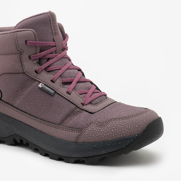 Produktbild Quechua Wanderschuhe Damen halbhoch wasserdicht - NH100 WP violett (38)