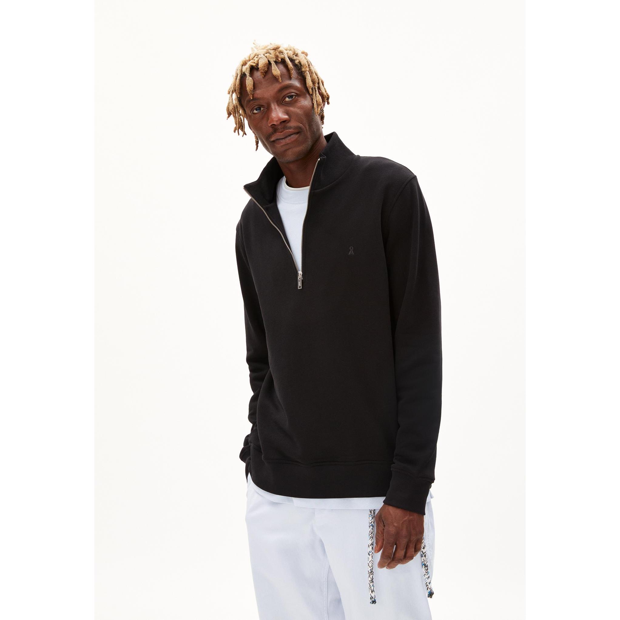 Thumbnail - Armedangels, Herren, Pullover, WAARLO COMFORT Sweatshirt, Schwarz, (S)