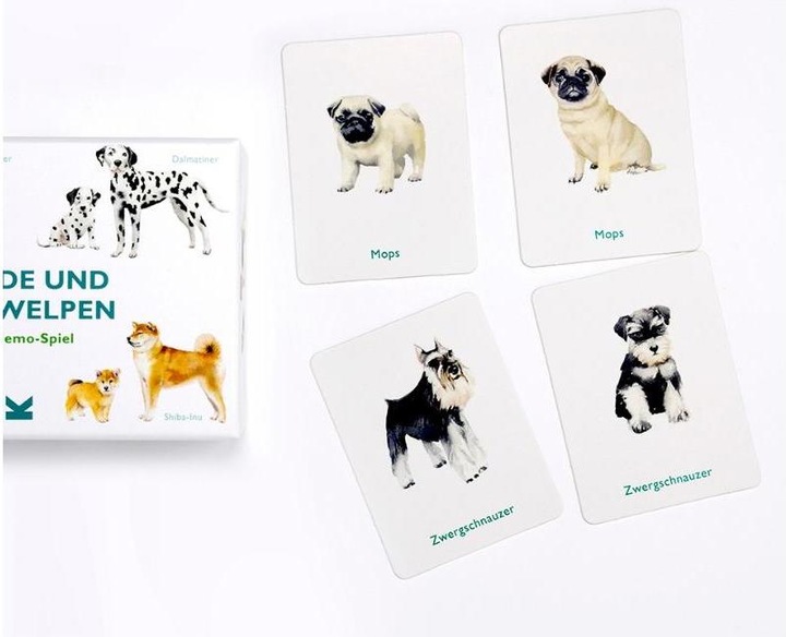 Produktbild Memory Hunde und ihre Welpen (Deutsch)