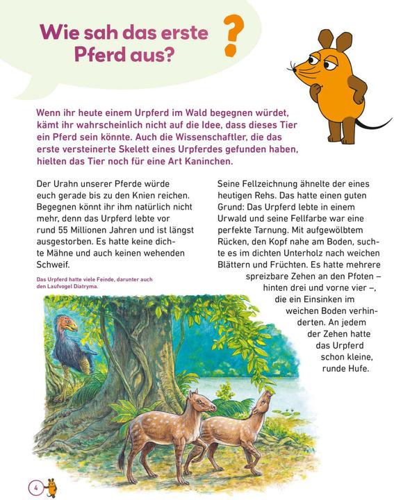 Actual product image Frag doch mal... die Maus: Pferde (German, Daniela nose, Hauke Kock, 2023)