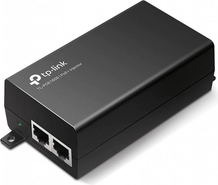 TP-Link PoE+ Injector Adapter TL-POE160S Ethernet LAN (RJ-45) Ports 1x10 (802.3at (PoE+), 802.3af (PoE), 30 W)