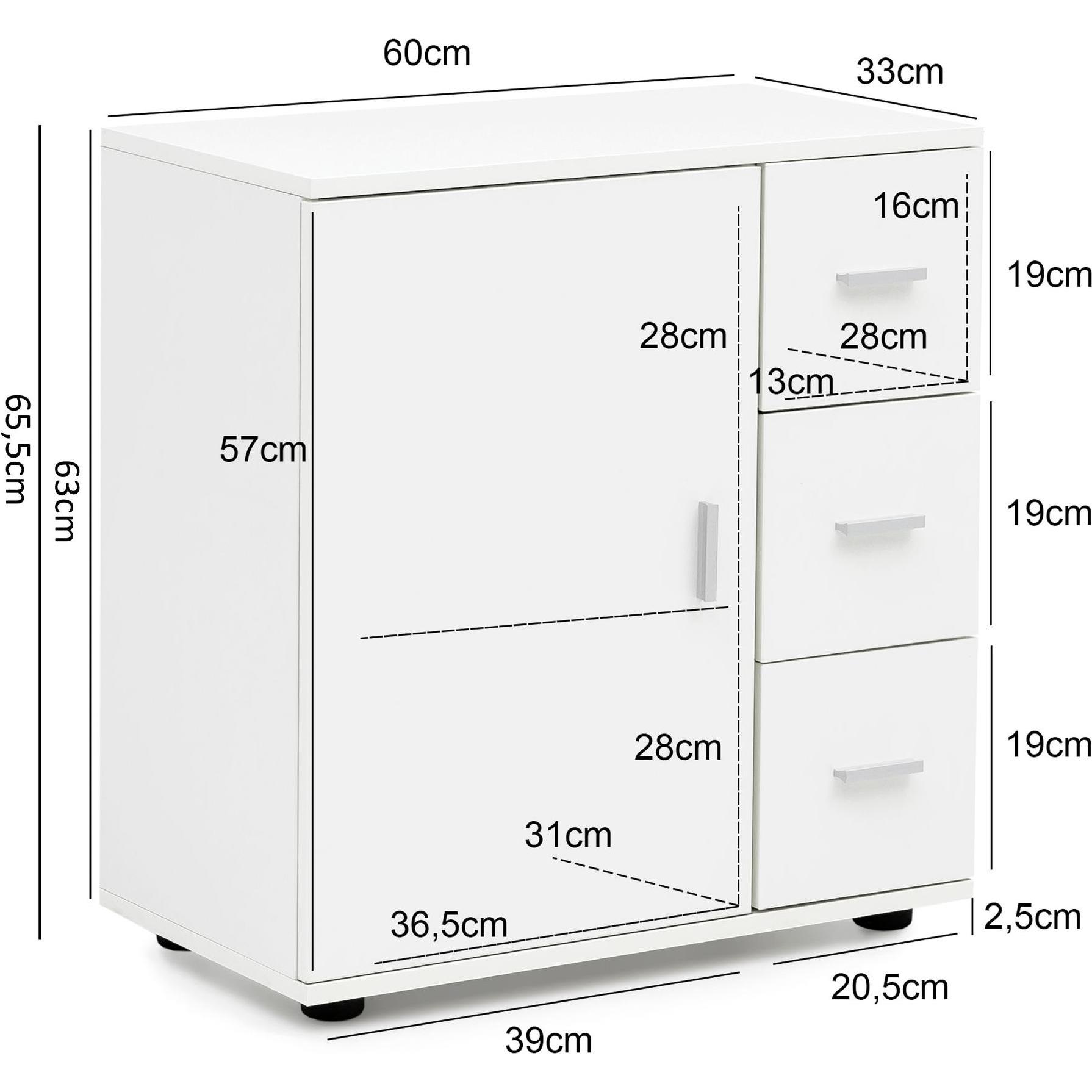 Thumbnail - FineBuy, Waschbeckenunterschrank, Badezimmerregal
