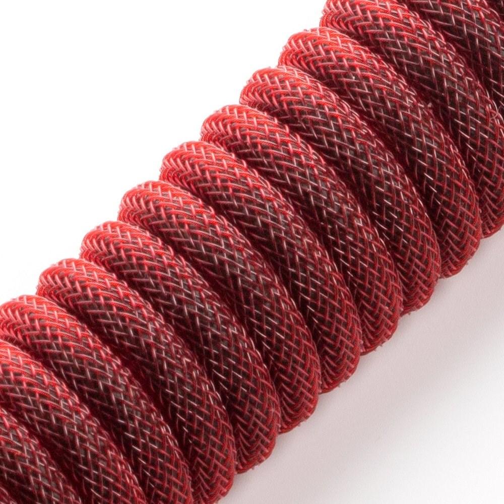 Thumbnail - CableMod Classic Coiled Keyboard Cable USB-C zu USB Typ A, Republic (1.50 m, USB 2.0), USB Kabel