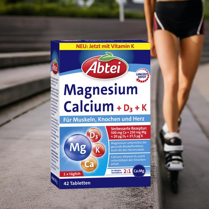 Actual product image Abtei MAGNESIUM CALC. +D+K (42 pcs., Pills)
