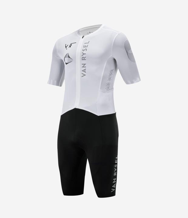 Actual product image Van rysel Zeitfahranzug Rennrad Sommer RCR-R 2 Team Herren Weiss (XL)