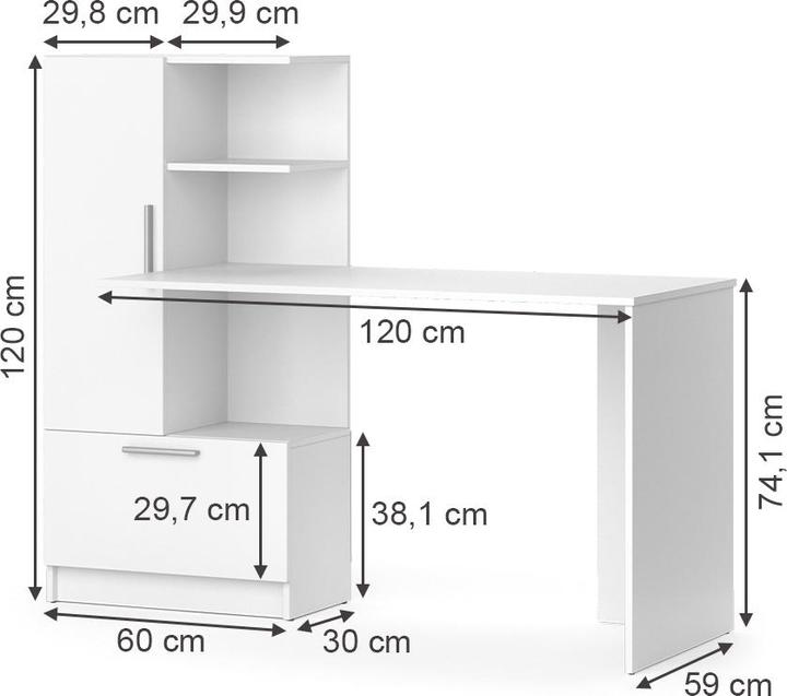 Actual product image Vicco Tomy (150 x 59 x 120 cm)