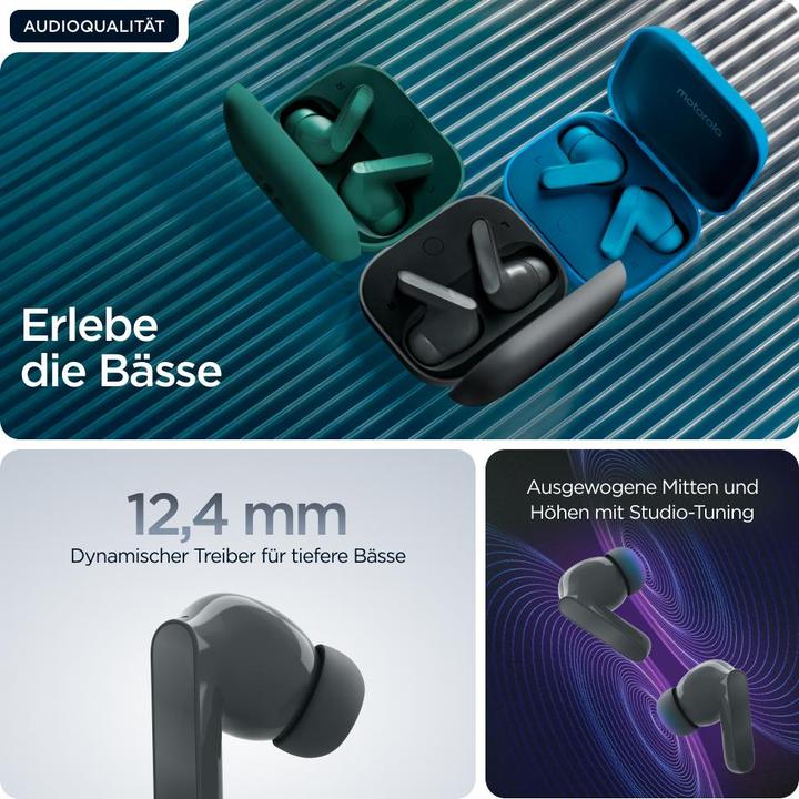 Produktbild Motorola Moto Buds Bass (ANC, 9 h, Kabellos)
